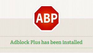 Recommended Firefox security extensions: Adblock Plus