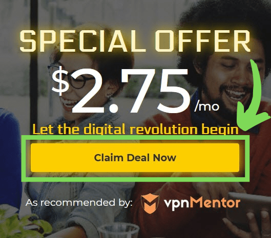 Just click Claim Deal Now to get started.