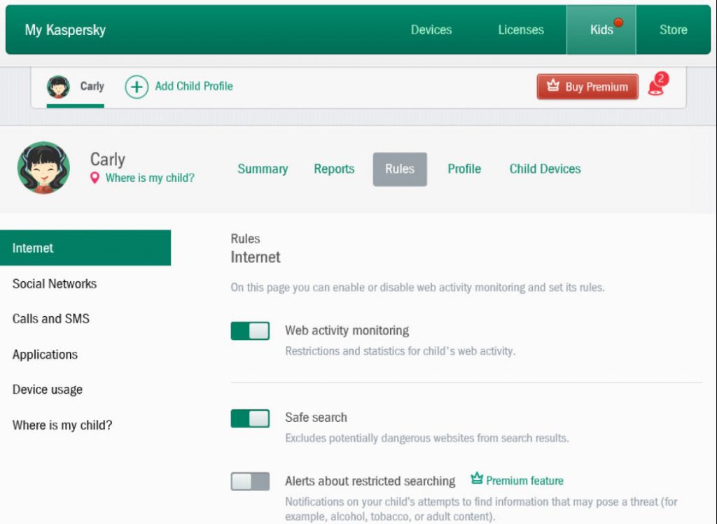 delete child profile kaspersky safe kids delete child profile kaspersky safe kids